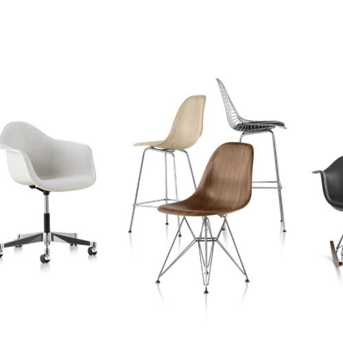 Eames Molded Wood Chairs - 0