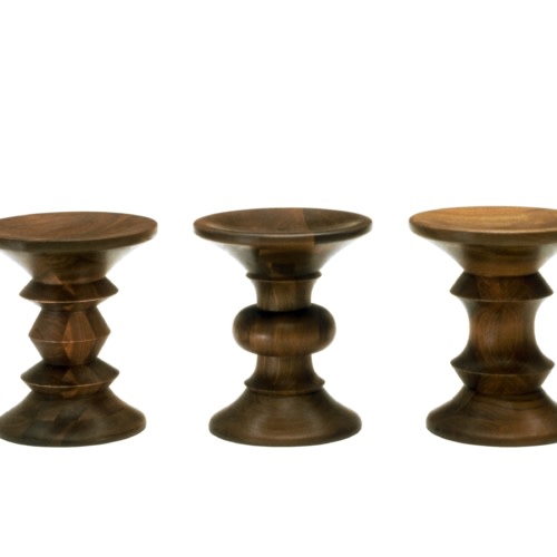 Eames Walnut Stool - 0