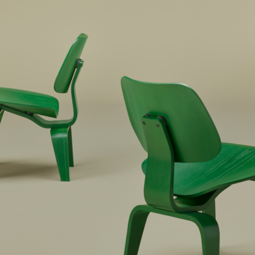 Eames Molded Plywood Lounge Chair - 1