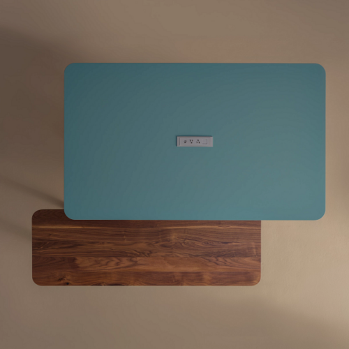 Connection Zone Wood Leg Desk - 4