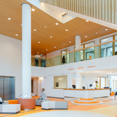 recent Princess Máxima Centre for Pediatric Oncology Play and Exercise Rooms healthcare design projects