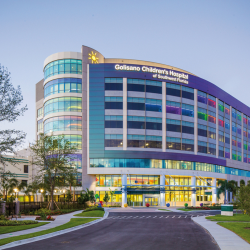 recent Lee Memorial Golisano Children’s Hospital of Southwest Florida healthcare design projects