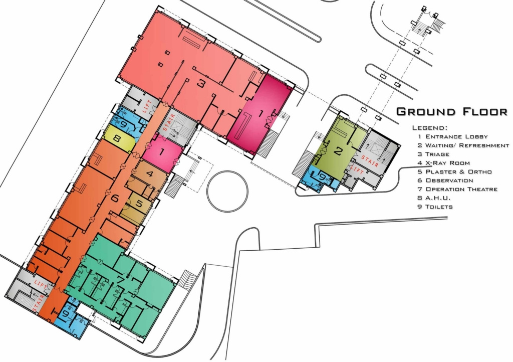 Specialty and Emergency Hospital Blocks at Nizam's Institute of Medical