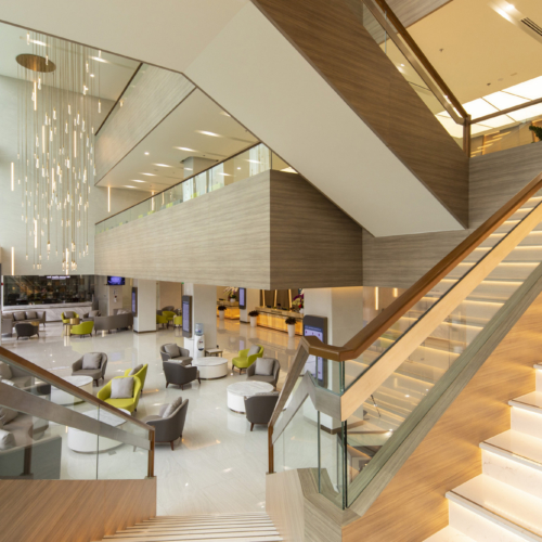 recent American International Hospital healthcare design projects