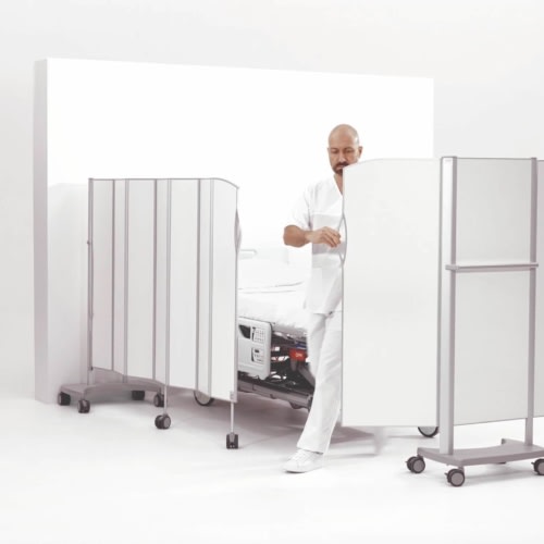 Mobile Bed End Screens by Silentia