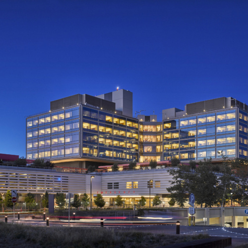 recent New Stanford Hospital healthcare design projects