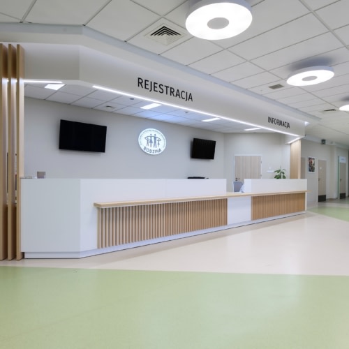 recent Rodzina Outpatient Clinic healthcare design projects
