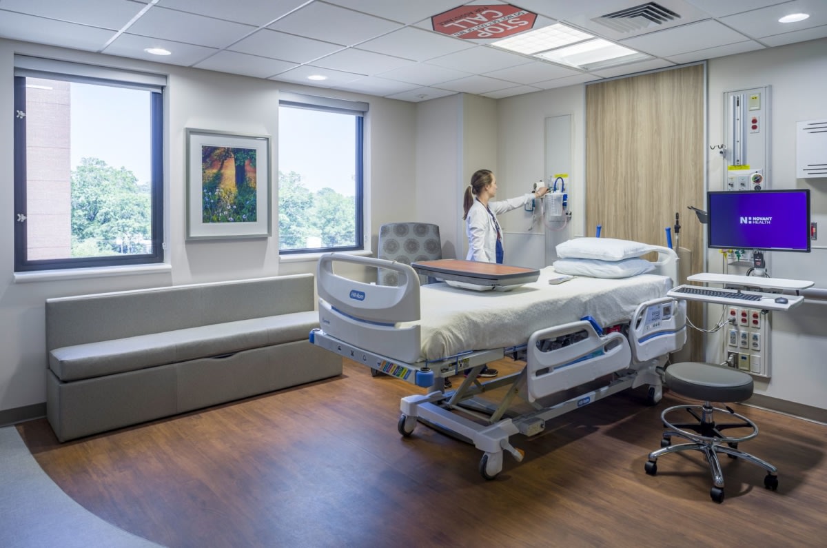Presbyterian Hospital In Charlotte North Carolina Novant Health Presbyterian Medical Center Inpatient Unit Renovation