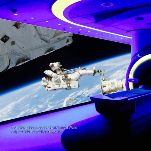 Virtual Panel Video Walls by Artificial Sky