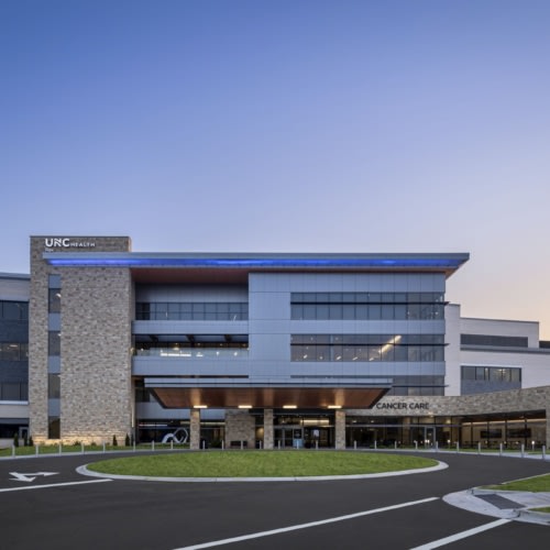 recent UNC Rex Cancer Center healthcare design projects