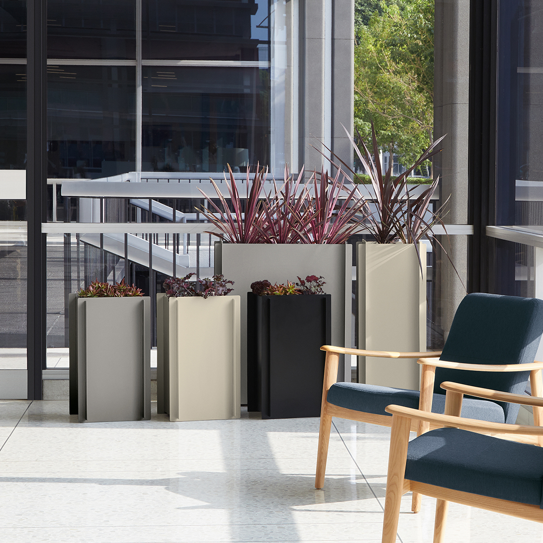 Cross Contour Planters - Healthcare Snapshots - Textured Planters For Healthcare Facilities