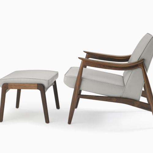 Nemschoff Aspen Lounge Chair and Ottoman - 0