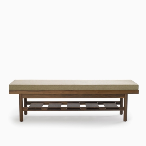 Nemschoff Tamarack Table and Bench by Herman Miller