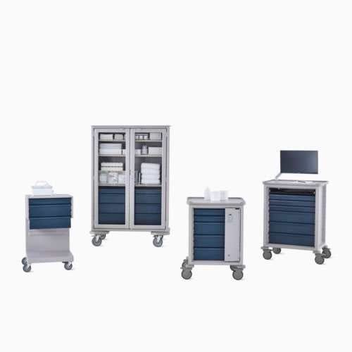 Procedure and Supply Carts by Herman Miller