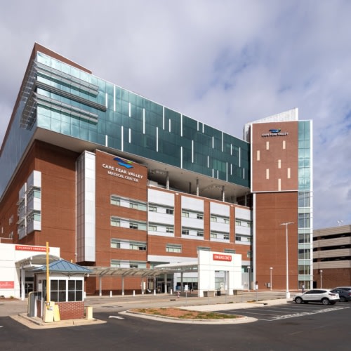 recent Cape Fear Valley Pavillion Vertical Expansion healthcare design projects