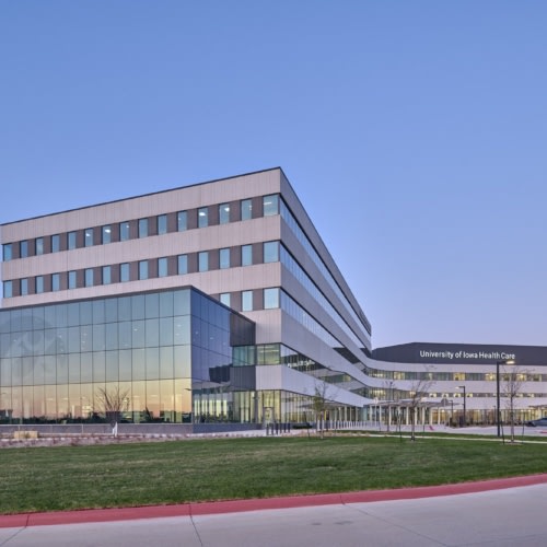 recent University of Iowa Health Care North Liberty Campus healthcare design projects