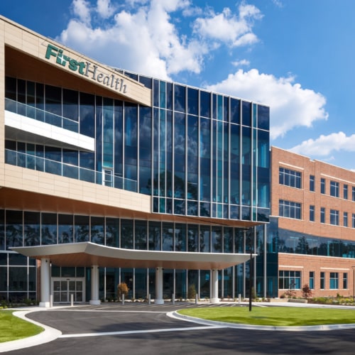 recent FirstHealth Cancer Center healthcare design projects