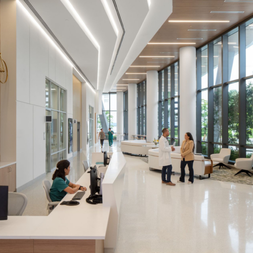 recent University of Miami Health System – Sylvester Comprehensive Cancer Center’s Griffin Cancer Research Building healthcare design projects